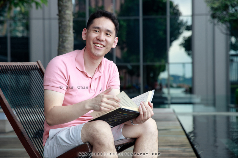 Men's reading (hobby) photoshoot session with Michael @ swimming pool, Dao by Dorsett (hotel) Men's reading (hobby) photoshoot session with Michael @ swimming pool, Dao by Dorsett (hotel)