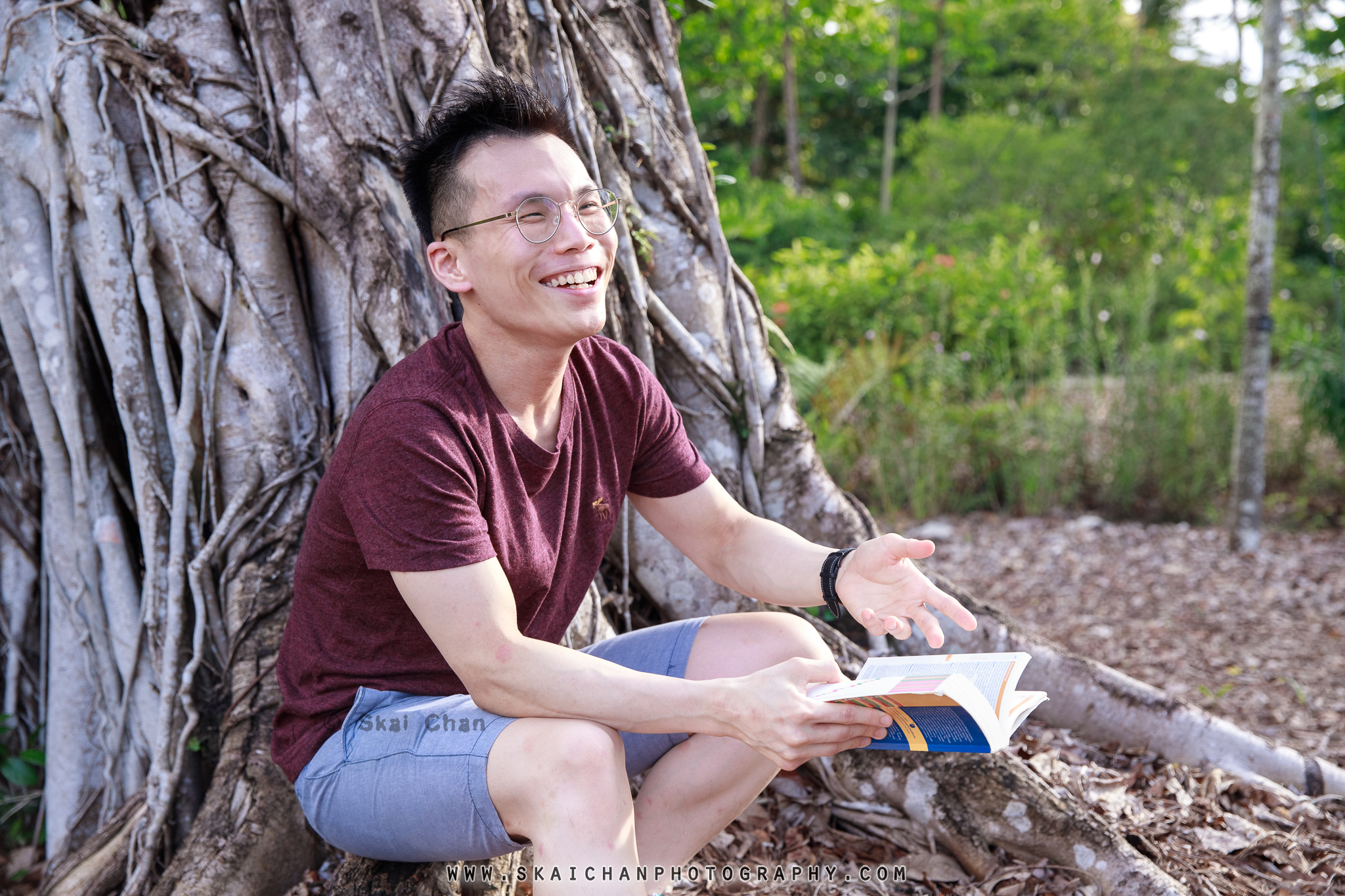 Reading photoshoot session with Michael Tan at Forest Discovery Centre Reading photoshoot session with Michael Tan at Forest Discovery Centre