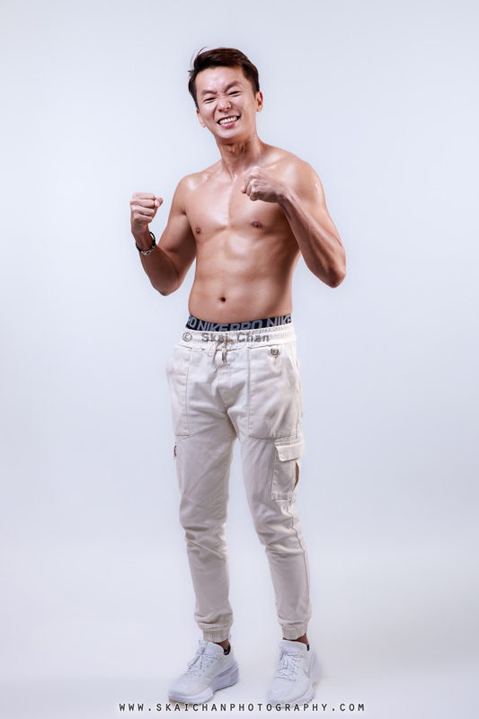 Physique studio photoshoot session with Wayne Wang at Tengah (photography studio)