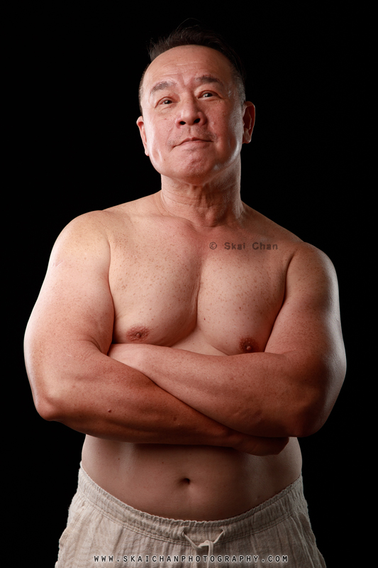 Fitness studio photoshoot session with Andy at Tengah (photography studio)