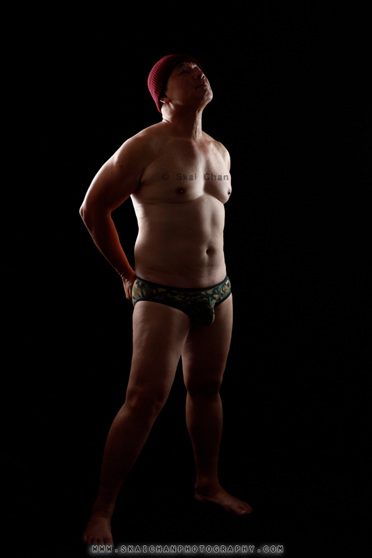 Fitness studio photoshoot session with Andy at Tengah (photography studio)